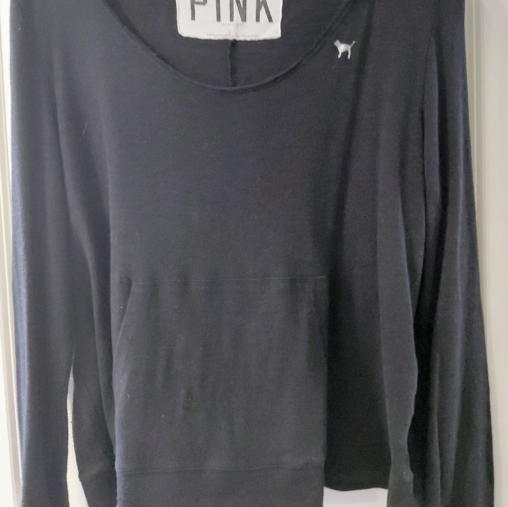 Victoria's Secret PINK Sweatshirt - Black & White Logo